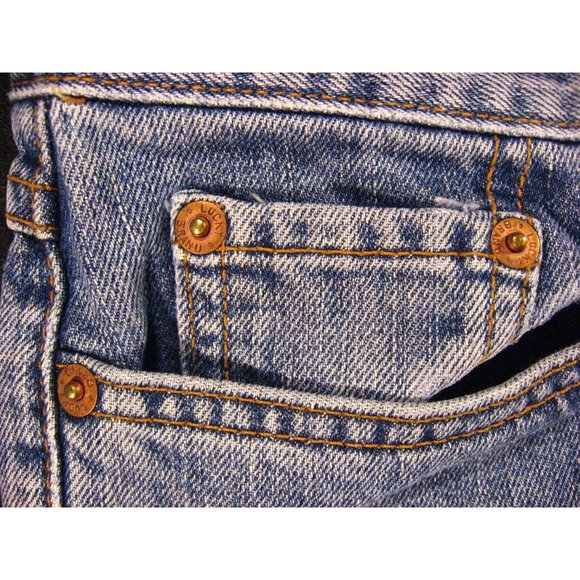 Lucky Brand Womans CUTOFF JEAN SHORTS W 32 Size 14 Hot Pants Daisy Dukes - Picture 5 of 8